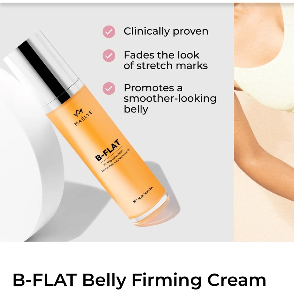 COPY - MAELYS B-FLAT BELLY FIRMING CREAM 100ML